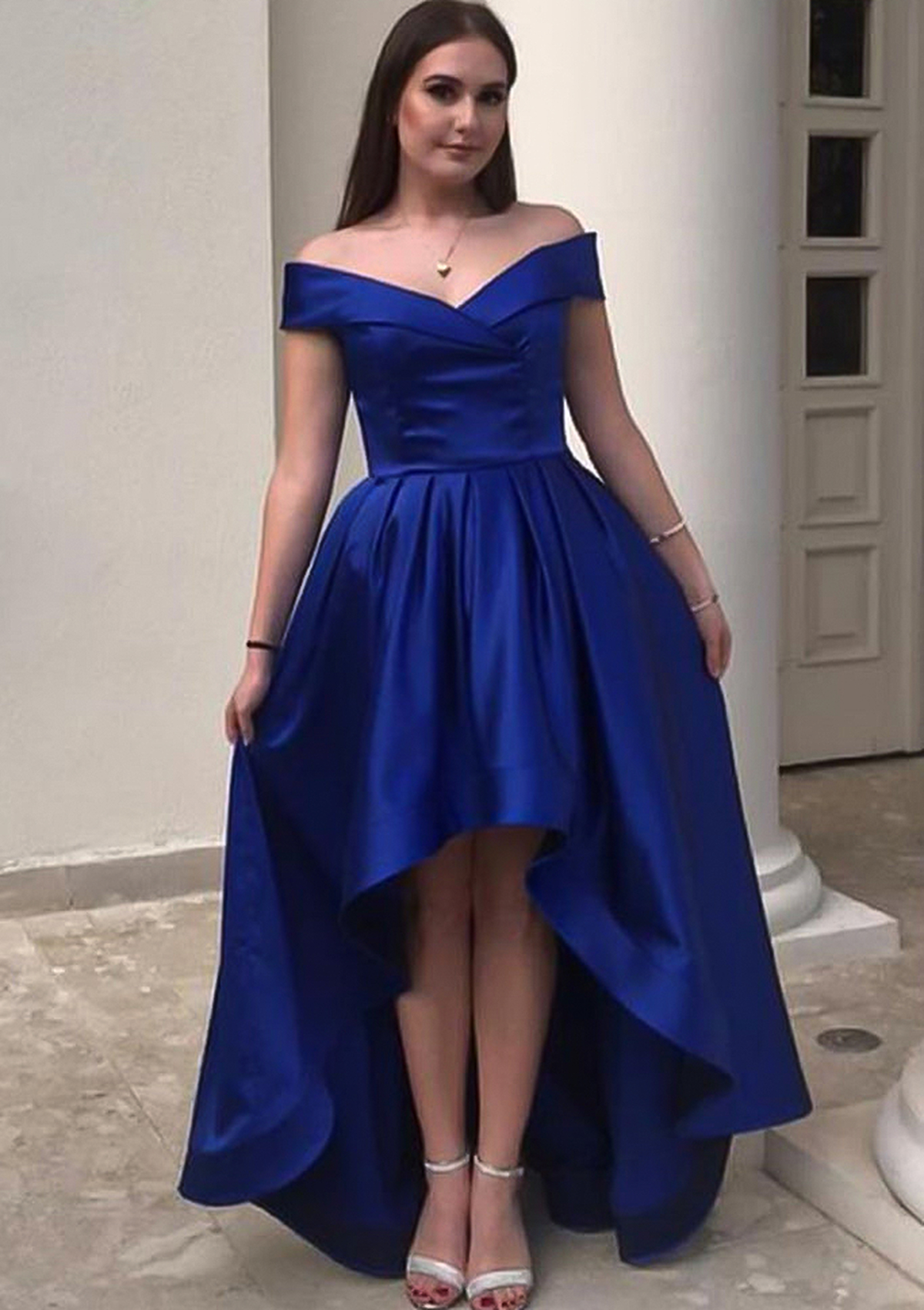 dress with asymmetrical bottom XUNKUSGA Summer Dress Fashion Boat Neck Sleeveless Ruffle Flowy Asymmetrical Hem Dresses for Women Solid Color Cotton Linen Midi Dress for