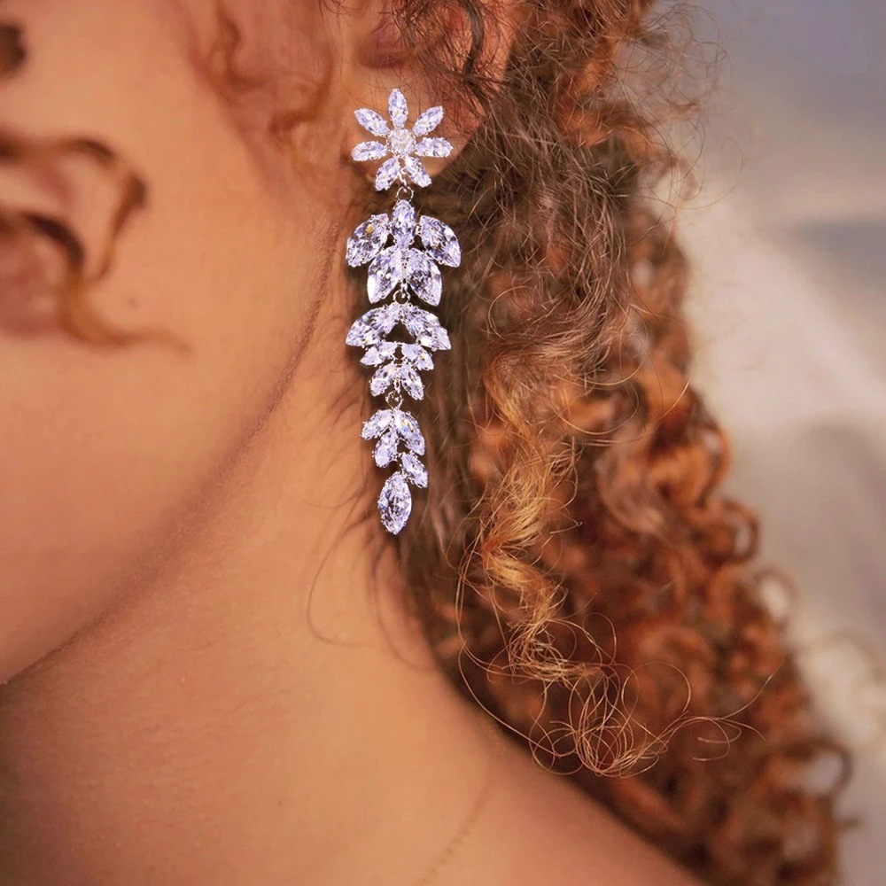Silver Romantic Vintage Ladies' Earrings - STACEES