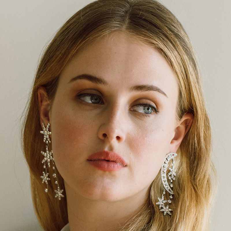 Silver Bohemian Boho Vintage Ladies' Earrings