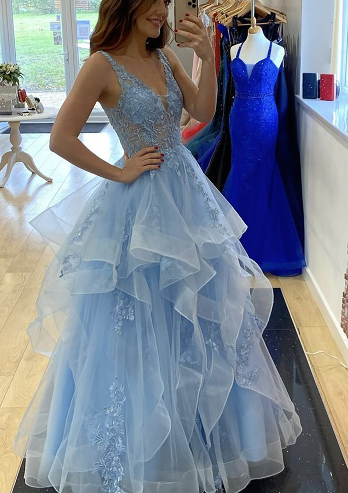 long white halter neck dress A Line Prom Dress, Halter Neck White Formal Graduation Evening Dress, White Bridesmaid Hidden back zipper/clasp Final Sale Plus Size Size:Child-2 Mini