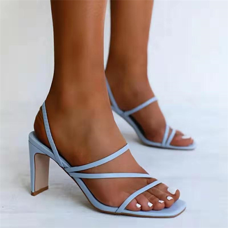 Femmes pu à bout ouvert escarpins sandales talon bottier retour à l'école fête et soirée bal occasion spéciale chaussures