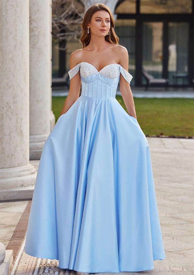 a-line/princess paillette tulle v-neck floor-length sleeveless dresses Buy A-LinePrincess Sleeveless V-neck Chiffon Paillette Floor