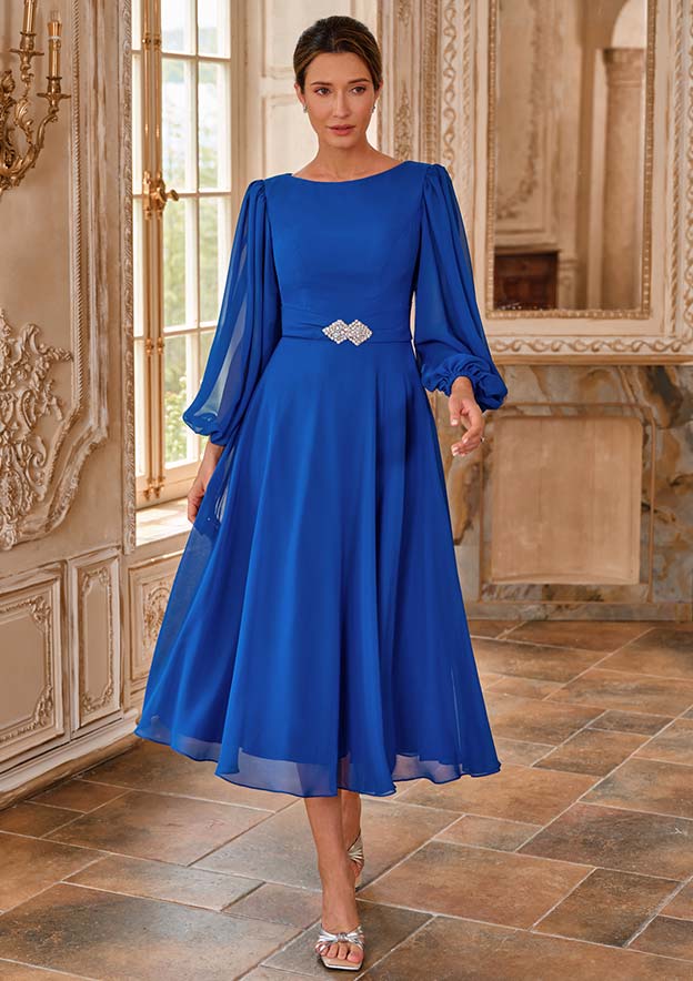 bishop sleeve cocktail dress Cinderella Divine CD0192
