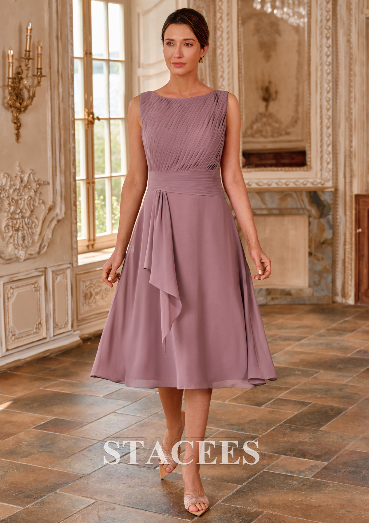 rose gold mother of the bride dresses knee length Gold Mother-of-the-Bride Dresses and Mother-of-the-Groom Gowns