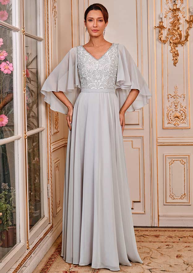 mother of the bride dresses a line Long Formal Dress including a flowing floor Black A-Line One Shoulder Bowknot