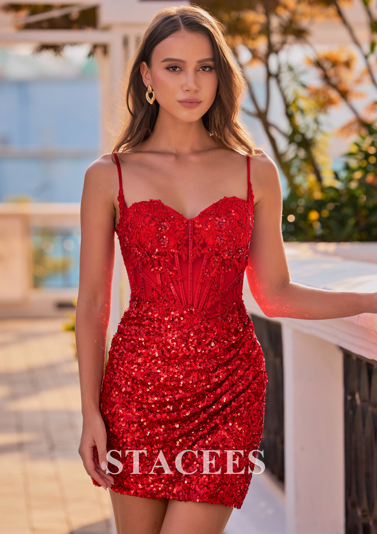 women pink sparkly dress ZAPAKA Hot Prom Mermaid Halter Sequin Evening Dress With Slit, Fuchsia / US16W Long Sweetheart Prom Dress new pink dresses new pink dresses Standout Features Pink fading Color::#48-Mocha